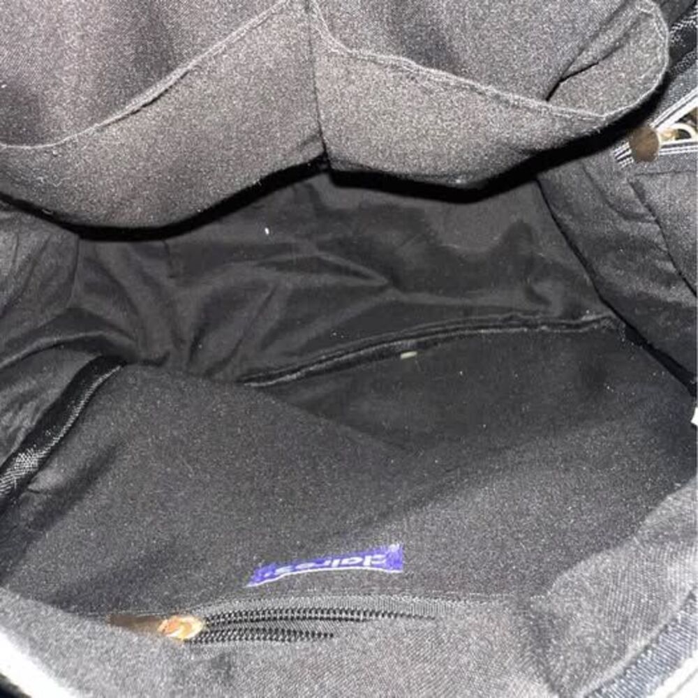 Black backpack with gold studs - Picture 3 of 3